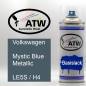 Preview: Volkswagen, Mystic Blue Metallic, LE5S / H4: 400ml Sprühdose, von ATW Autoteile West.